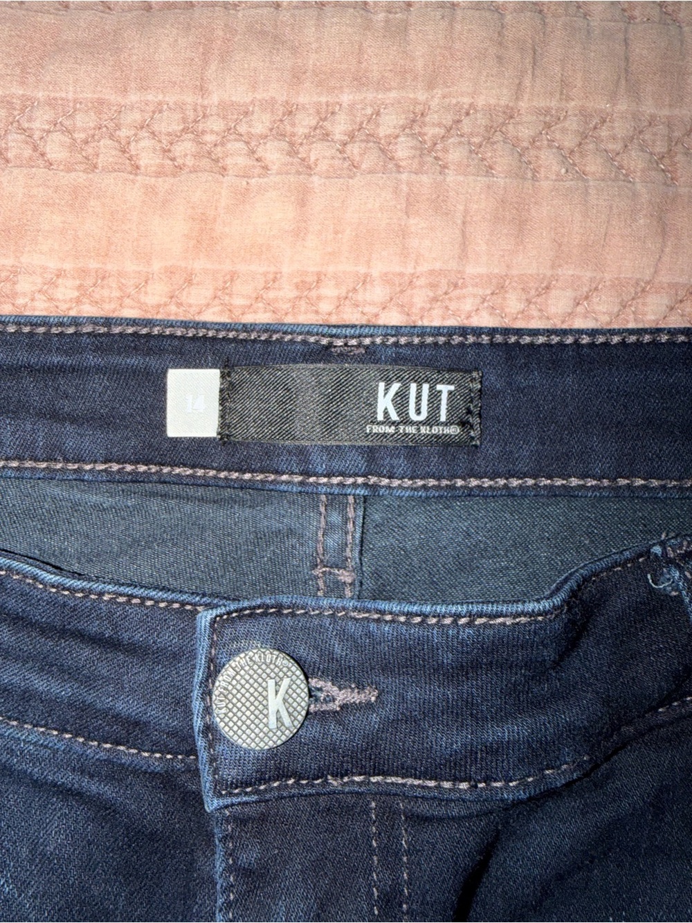 Kut from the Kloth Women’s Dark Wash Skinny Jeans - Picture 4 of 5